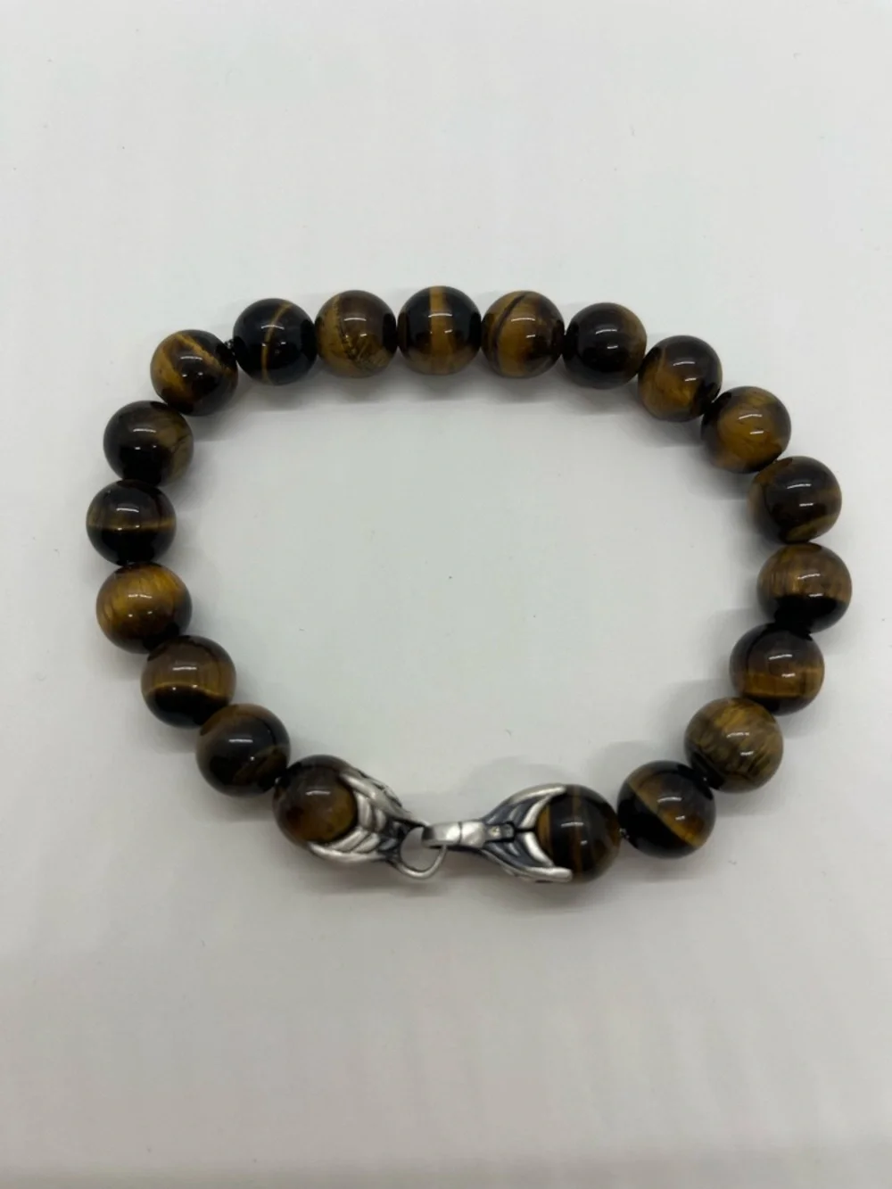 David Yurman, yellow tiger eye spiritual beads bracelet 8mm - Picture 2 of 6